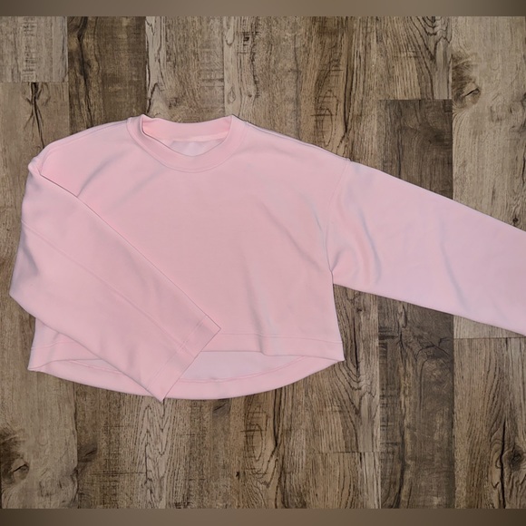LULULEMON Pink Cropped Sweater - Picture 3 of 6
